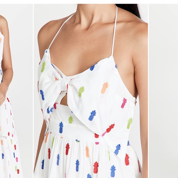 FARM RIO**Multicolor Pineapple Midi Dress***XS,S $389 - Picture 5 of 9